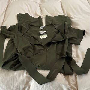 Duluth olive jumpsuit NWT